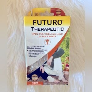Futuro FIRM Therapeutic Open Toe/Heel, Knee Length, Leg & Ankle Support